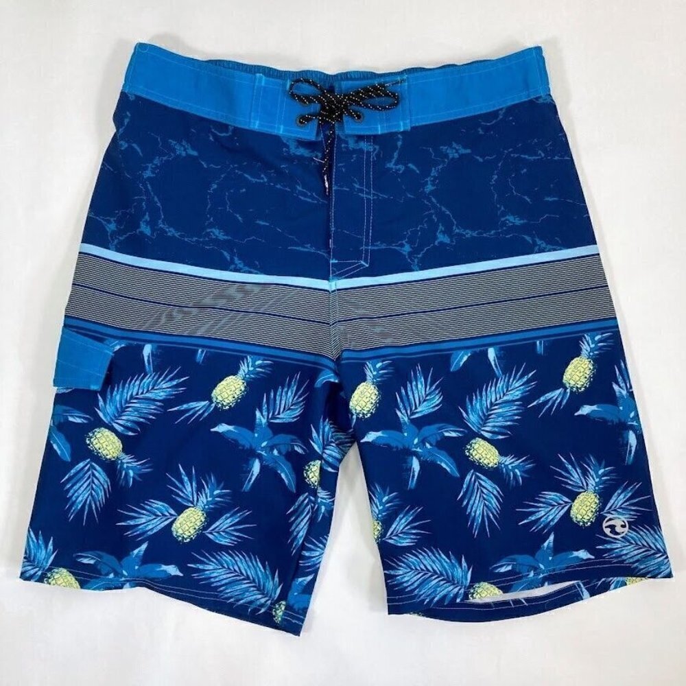 Ocean Current Cargo Board Shorts Mens Pine Crush Comfort Stretch Large